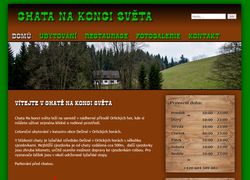 Chata Na konci světa Deštné v Orlických horách
